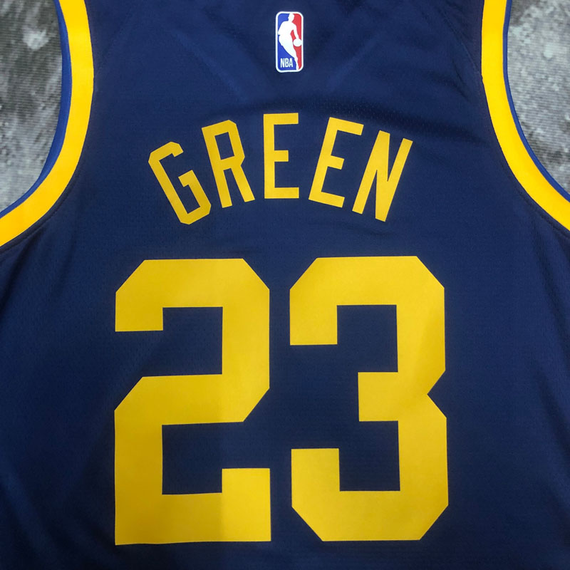 22-23 WARRIORS GREEN #23 Royal blue Top Quality...