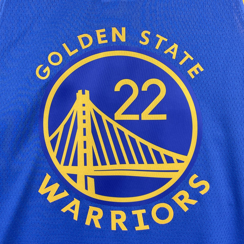 22-23 WARRIORS WIGGINS #22 Blue Top Quality Hot...
