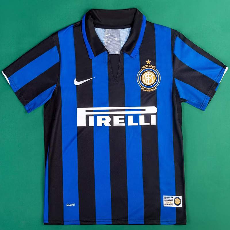 2007-2008 INT Home Retro Soccer Jersey
