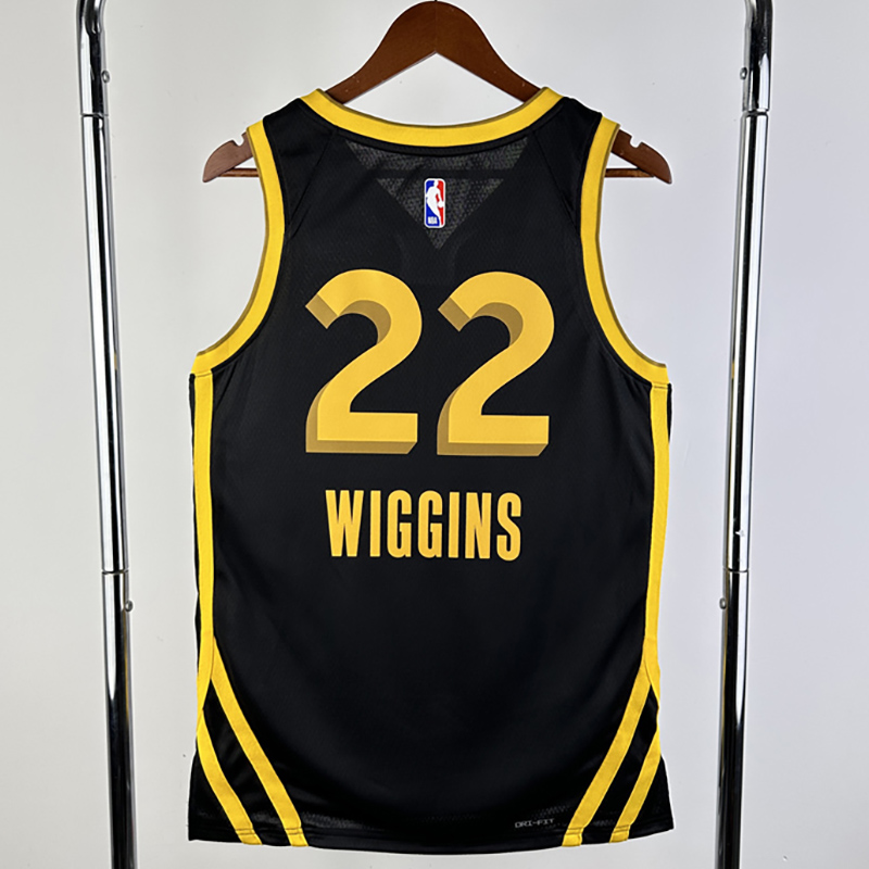 23-24 WARRIORS WIGGINS #22 Black City Edition T...