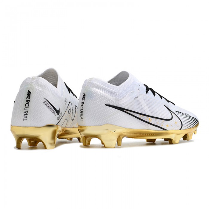 Air Zoom Mercurial Superfly IX Elite FG Soccer Shoes-White/Black-9254929
