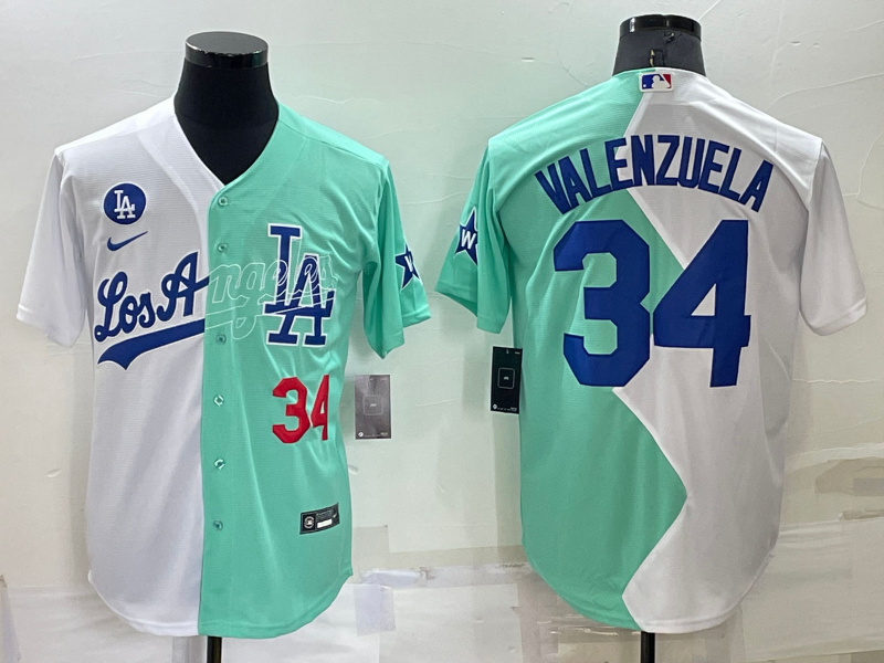 2022 Men's Los Angeles Dodgers 34 MLB Jersey