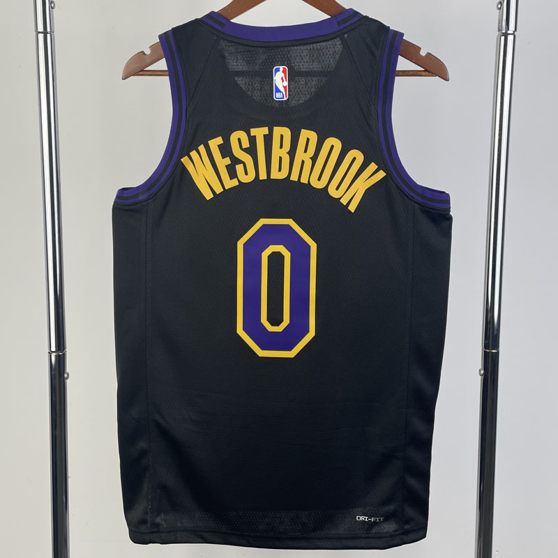 23-24 LAKERS WESTBROOK #0 Black City Edition To...