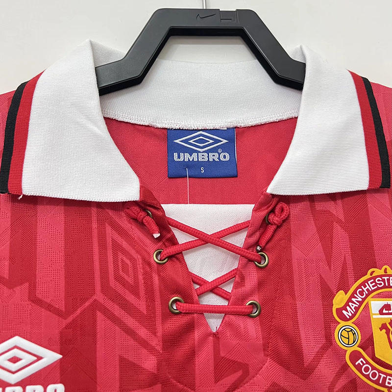 1992-1994 Man Utd Home Retro Soccer Jersey