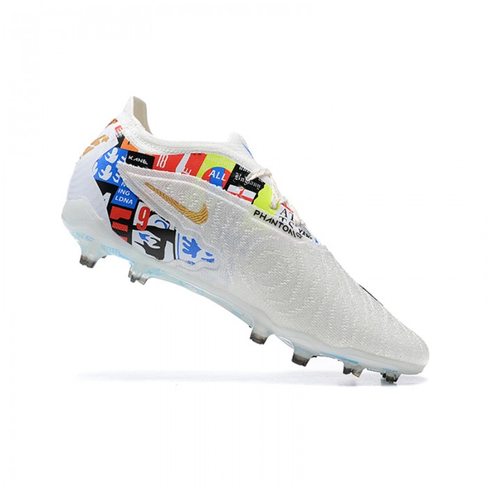 Phantom GX Elite FG Soccer Shoes-White/Gold-8358112