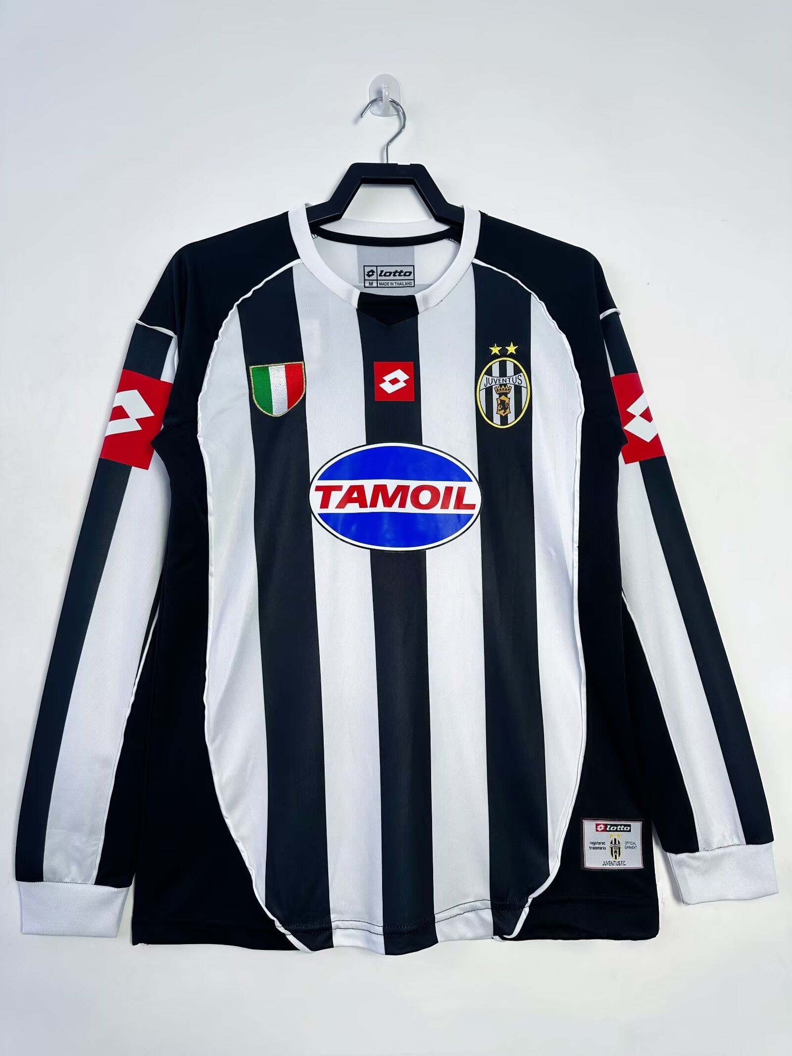 2002-2003 JUV Home Retro Long Sleeve Soccer Jersey (长袖)
