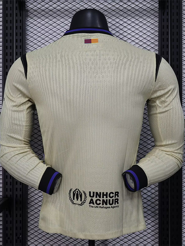 25-26 BAR Away Long Sleeve Player Version Soccer Jersey (长袖球员)