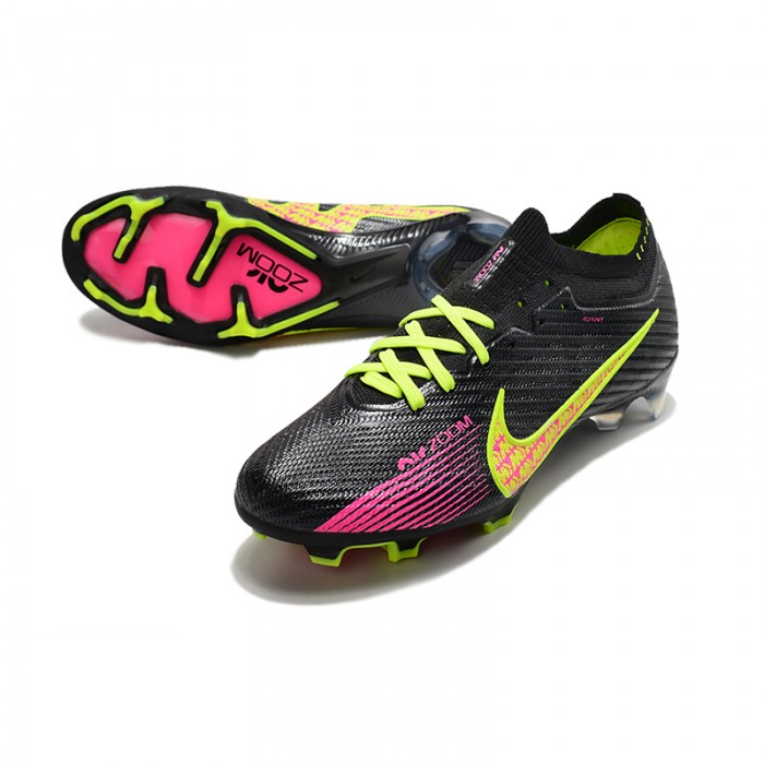 Air Zoom Mercurial Superfly IX Elite FG Soccer Shoes-Black/Green-5491986