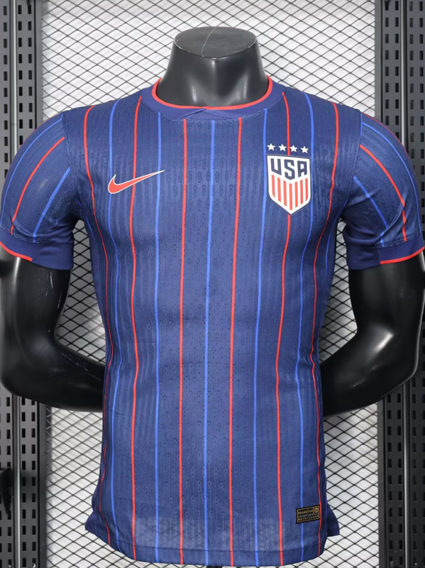 25-26 USA Away Player Version Soccer Jersey 四星