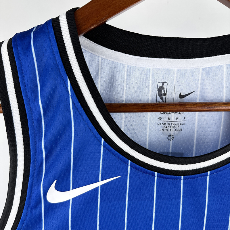 2018-2019 Magic BANCHERO #5 Blue Retro Top Quality Hot Pressing NBA Jersey (条纹)