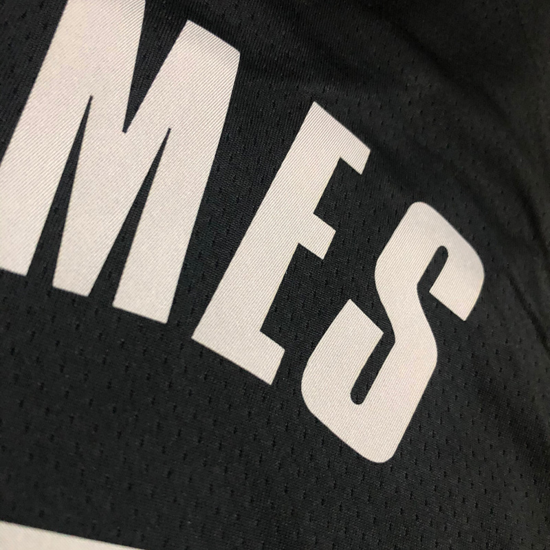 LAKERS Glory version JAMES #6 Black Top Quality...