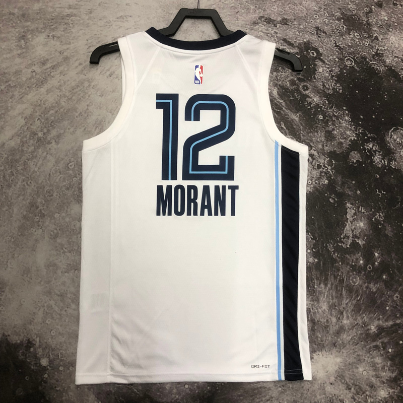 22-23 GRIZZLIES MORANT #12 White Edition Top Qu...