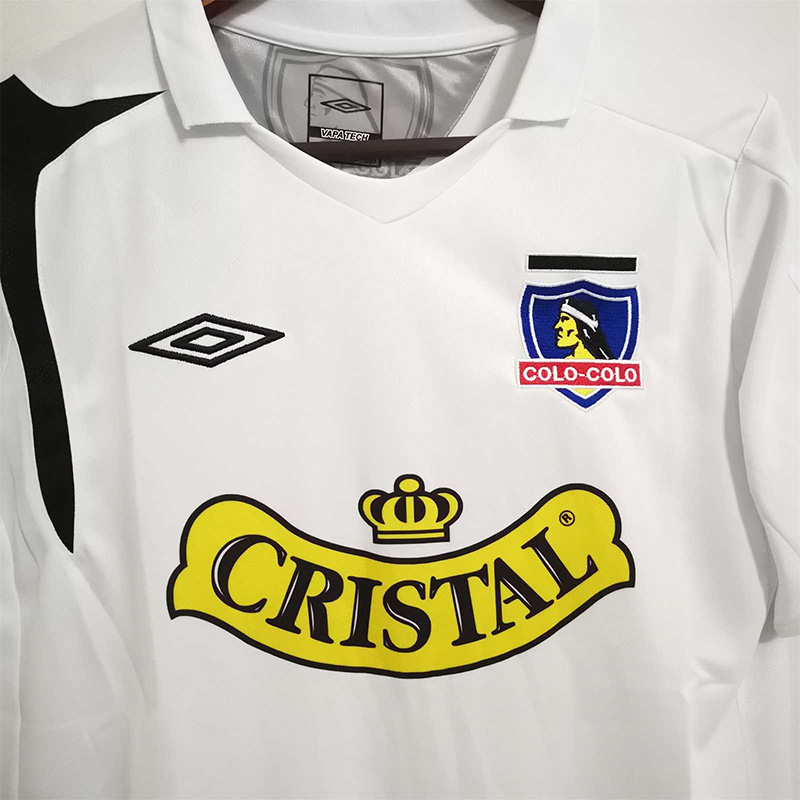 2006 Colo-Colo White Retro Soccer Jersey