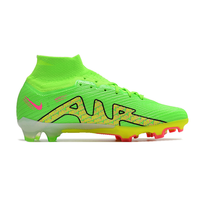 Air Zoom Mercurial Superfly IX Elite FG High Soccer Shoes-Green/Yellow-175733