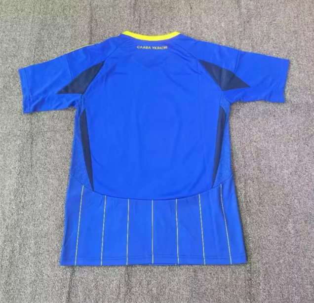 24-25 Ukraine away Fans Soccer Jersey
