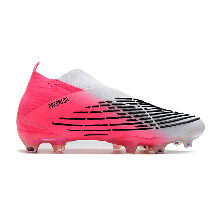 Predator Edge Geometric+ FG Soccer Shoes-White/Pink-4041966