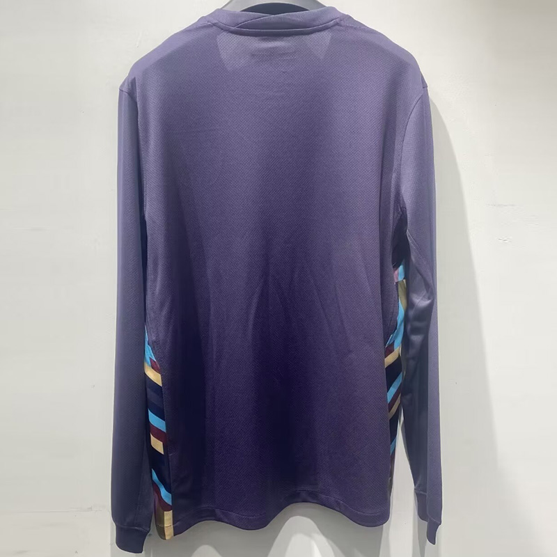 2024 England Away Long Sleeve Soccer Jersey (长袖)