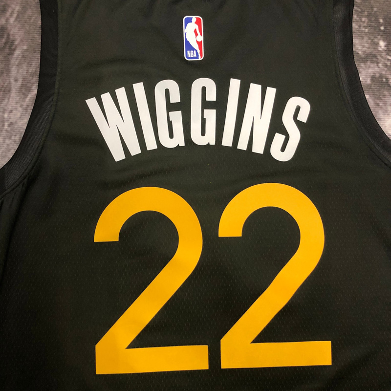 22-23 WARRIORS WIGGINS #22 Black City Edition T...