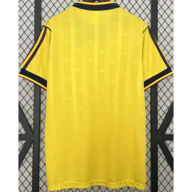 1986-1988 ARS Away Yellow Retro Soccer Jersey