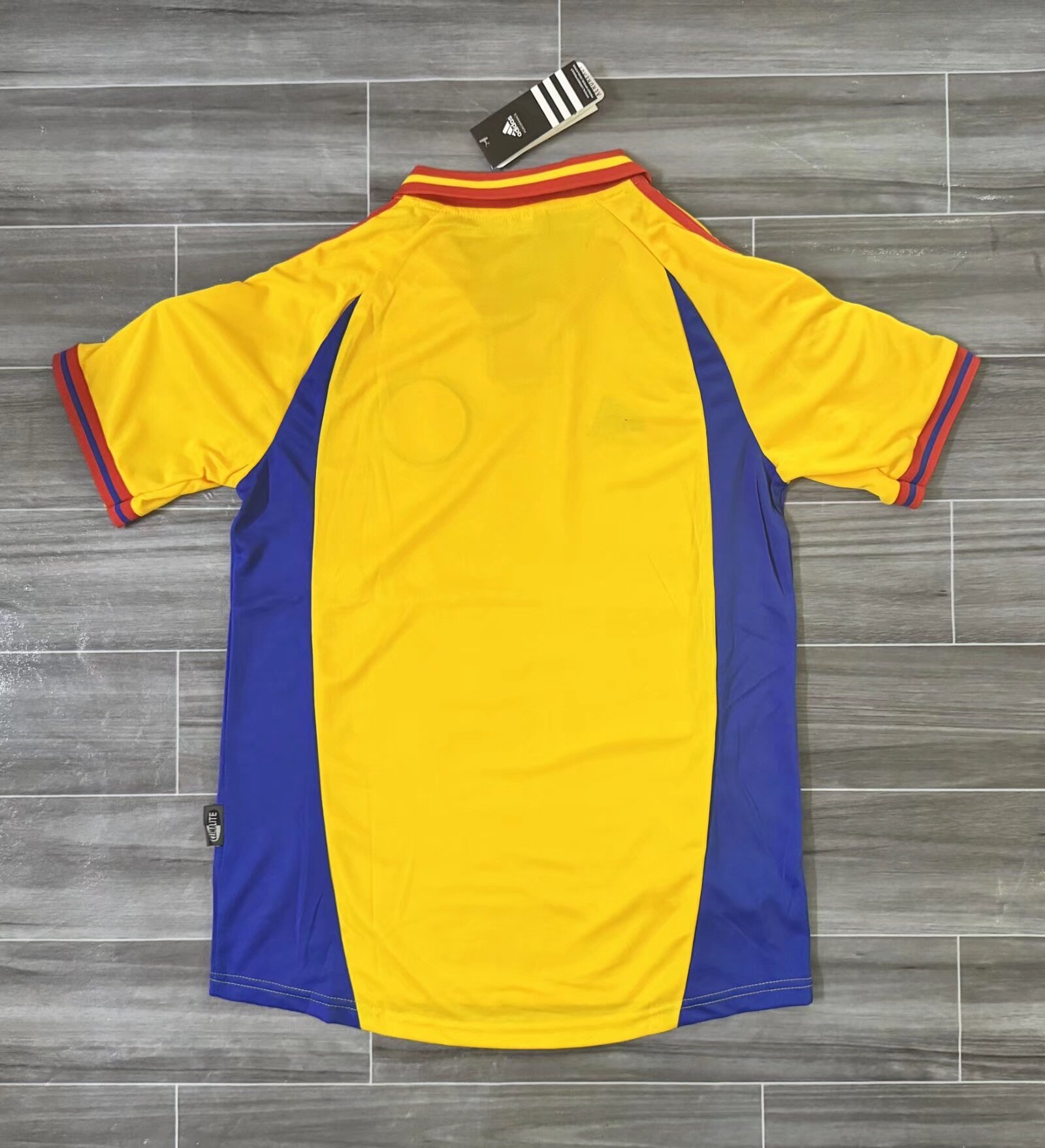 2000 Romania Yellow Retro Soccer Jersey