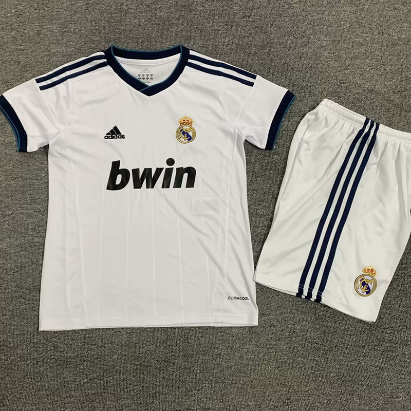 2012-2013 RMA Home Kids Retro Soccer Jersey