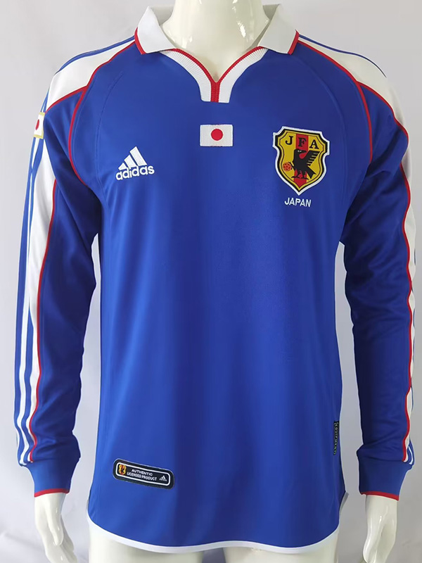 2000 Japan Home Long Sleeve Retro Soccer Jersey...