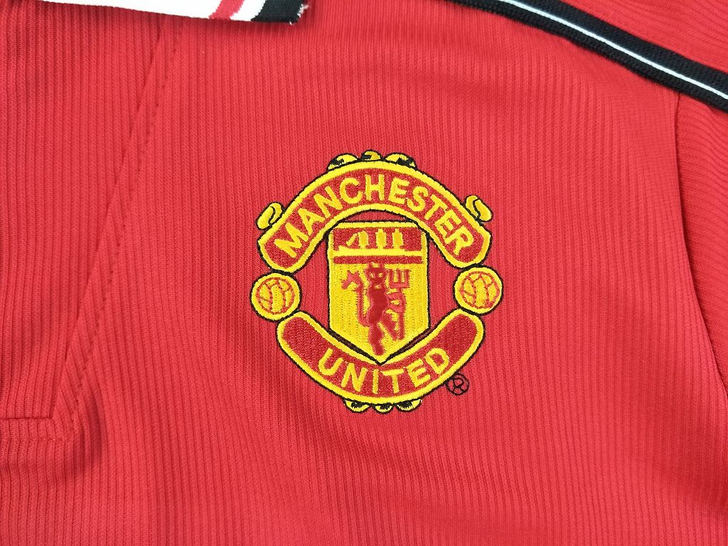 1998-1999 Man Utd Home Retro Soccer Jersey Shirt