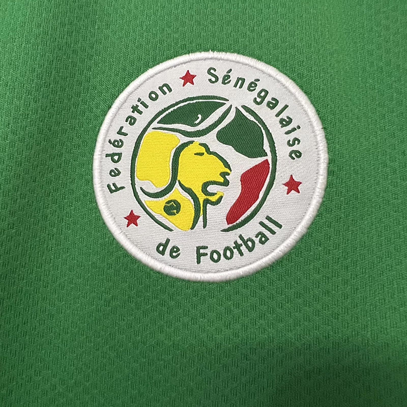 2002 Senegal Green Retro Soccer Jersey