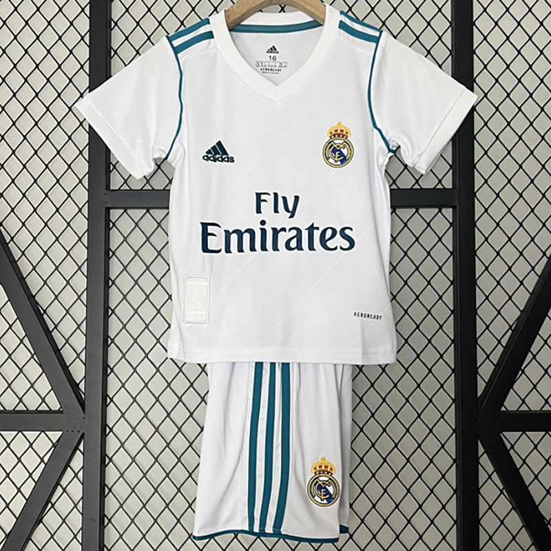 2017-2018 RMA Home Kids Retro Soccer Jersey