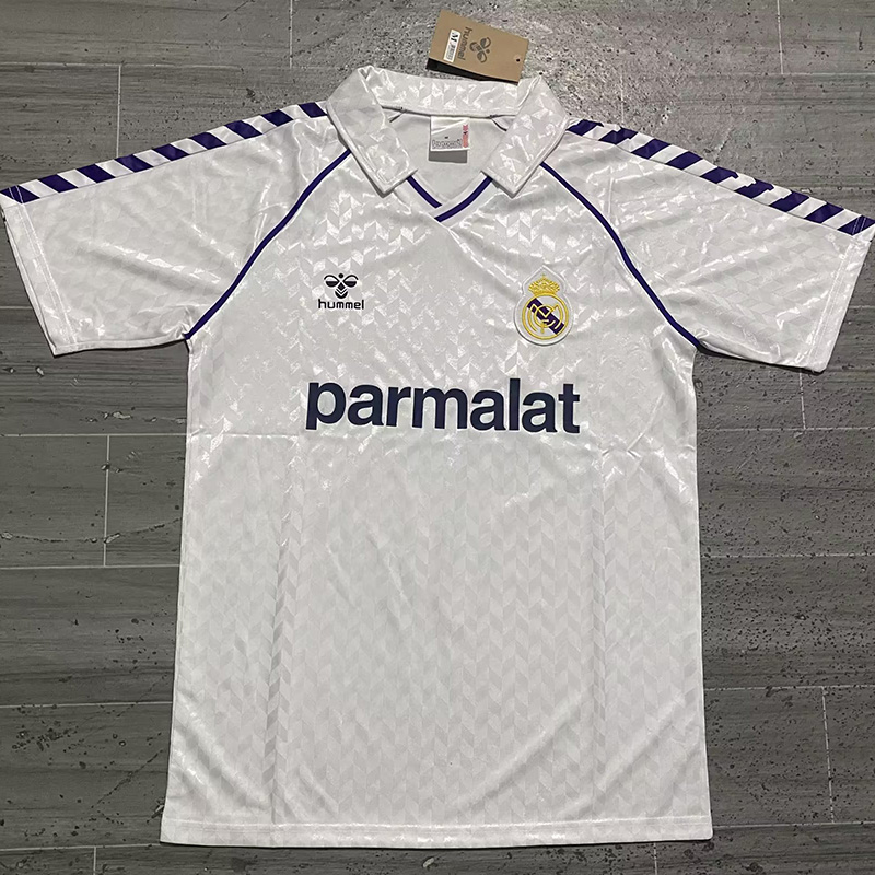 1986-1988 RMA Home Retro Soccer Jersey