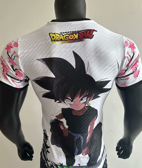 25-26 Japan White Special Edition Player Version Soccer Jersey *龙珠黑悟空