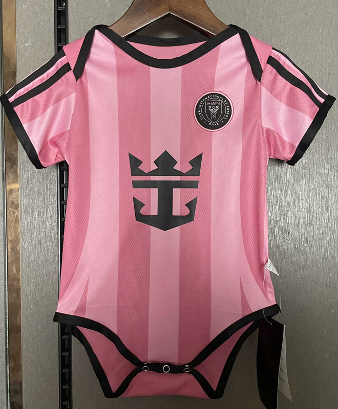 25-26 Inter Miami Home Baby Infant Crawl Suit