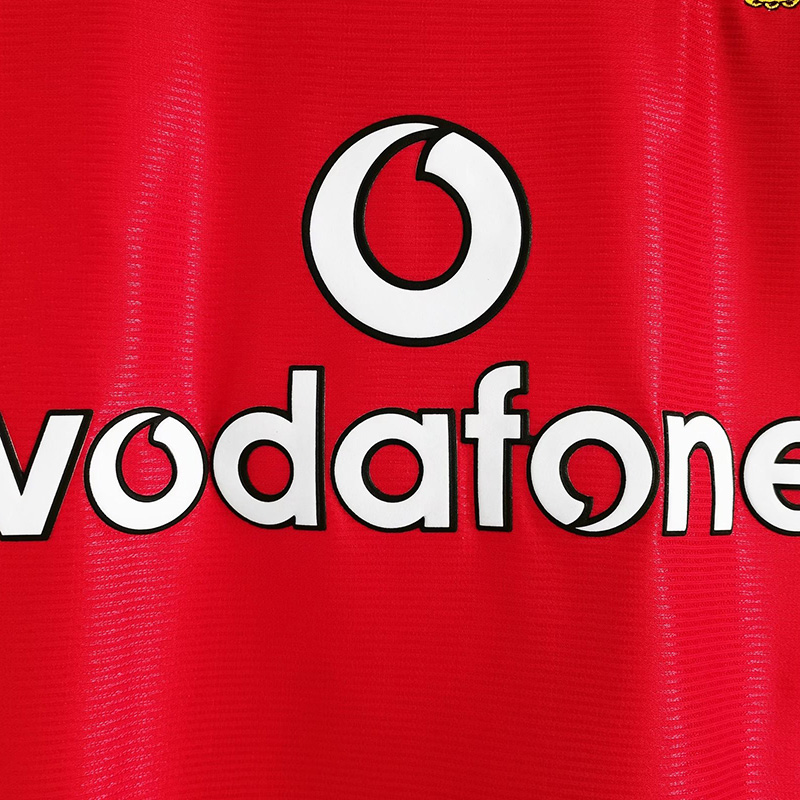 2001-2002 Man Utd Home Retro Soccer Jersey