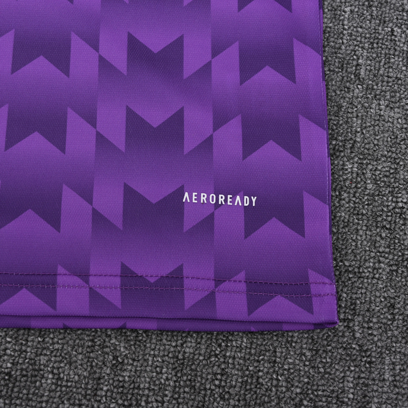 25-26 Man Utd Purple Polo Short Sleeve