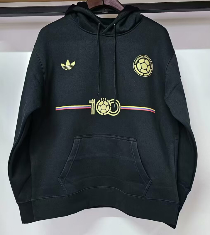 24-25 Colombia 100th Anniversary Black Hoody 黑色(加绒)