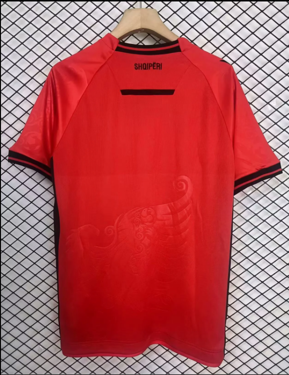 25-26 Albania Home Fans Soccer Jersey