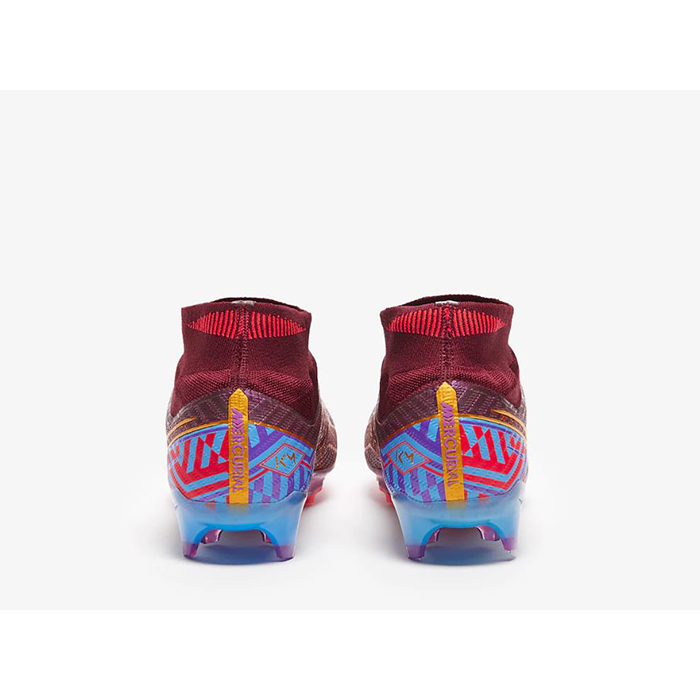 Mbappé Air Zoom Mercurial Superfly IX Elite FG High Soccer Shoes-Wine Red/Gold-8179512