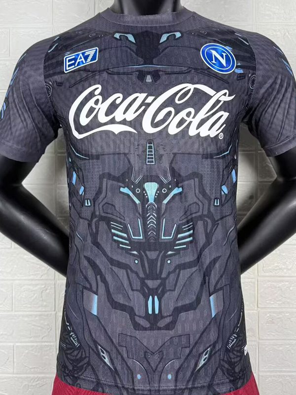 25-26 Napoli Black Grey Player Version Training shirts