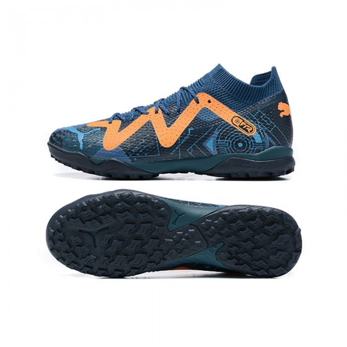 Ultra Ultimate TF Soccer Shoes-Navy Blue/Orange-2281749