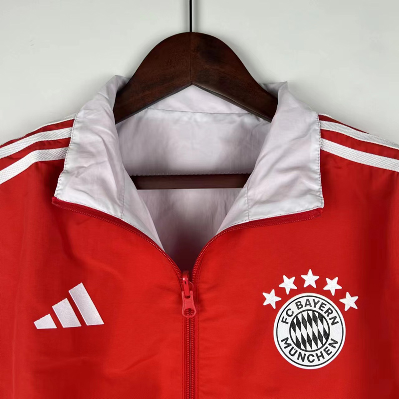 2023 Bayern Red & White Double Sided Windbreake...