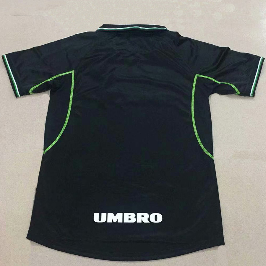 1998/1999 Man Utd Away Black Retro Soccer Jersey