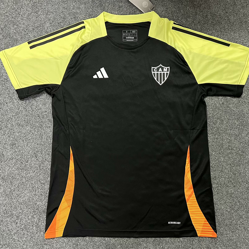 25-26 Atletico Mineiro Black Training shirts *黄袖