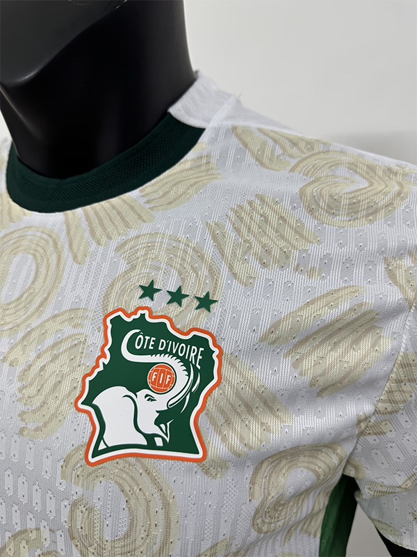 24-25 Ivory Coast Away Player Version Soccer Jersey