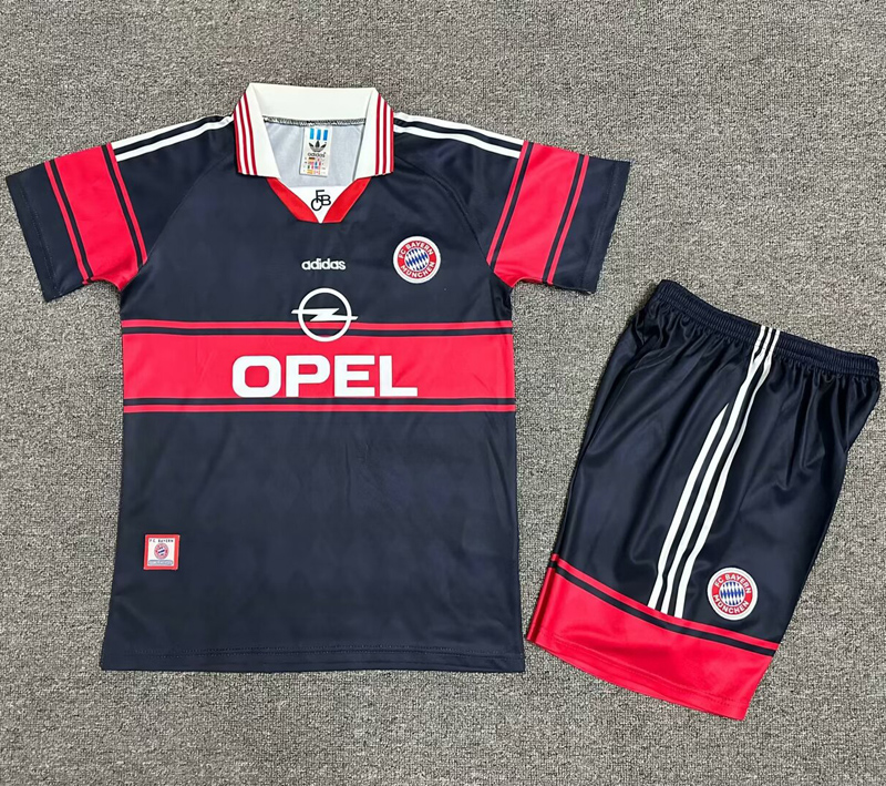 1997-1999 Bayern Home Kids Retro Soccer Jersey
