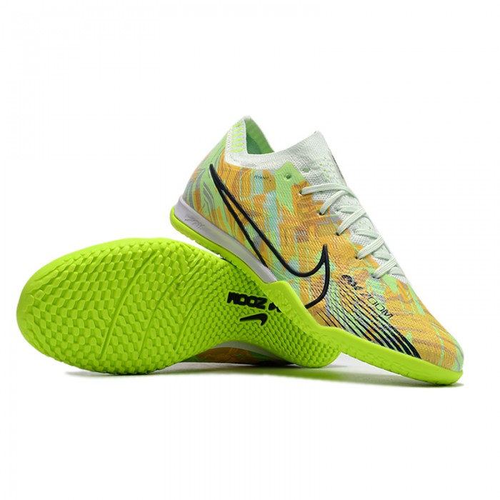 Air Zoom Mercurial Vapor XV Elite IC Soccer Shoes-Green/Gray-5521863