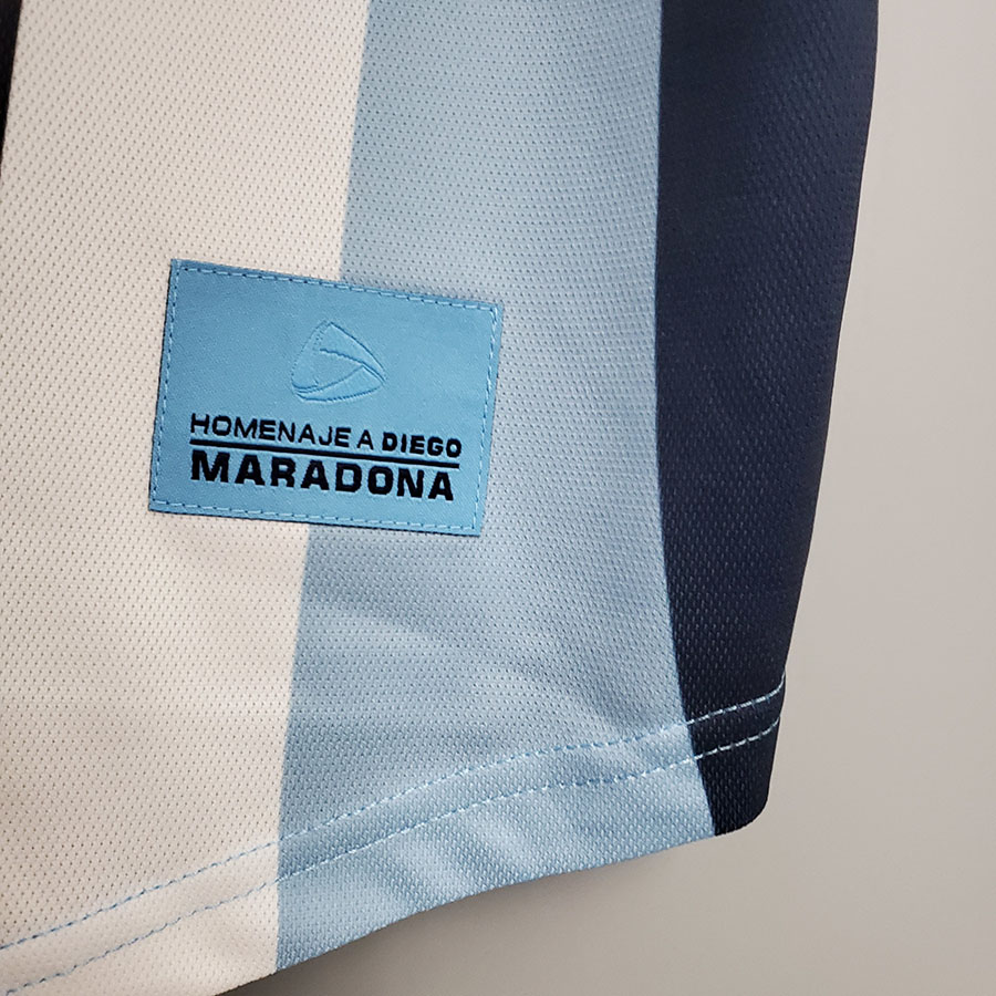 MARADONA 10# Argentina Home Retro Soccer Jersey...