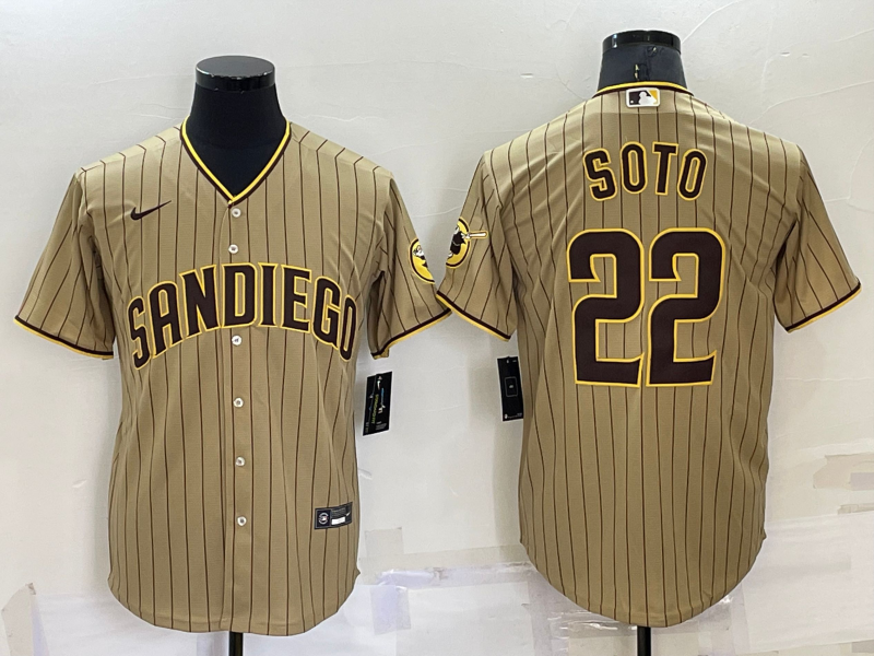 2022 Men's San Diego Padres Soto 22 MLB Jersey