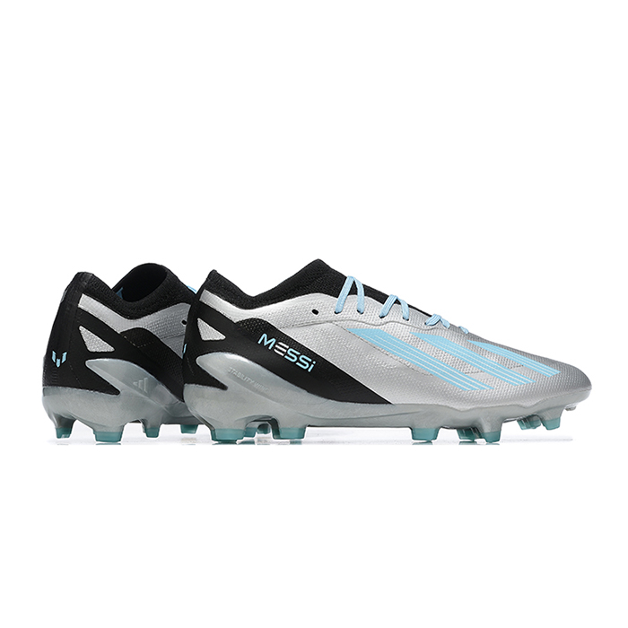 23 crazyfast.1 FG Soccer Shoes-Silver/Black-1066486