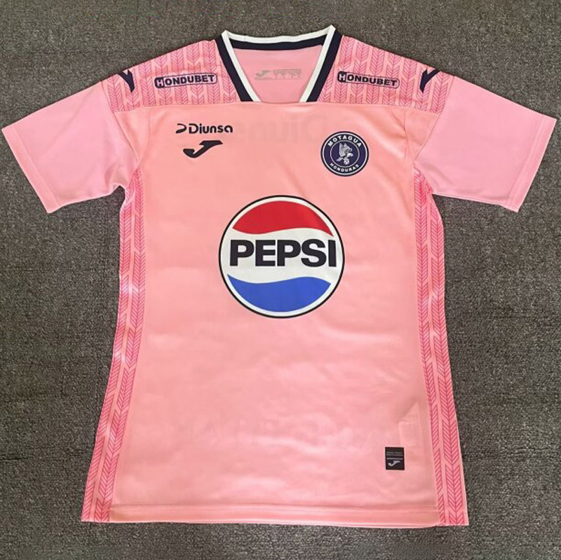 24-25 Motagua Pink Fans Soccer Jersey 莫塔瓜