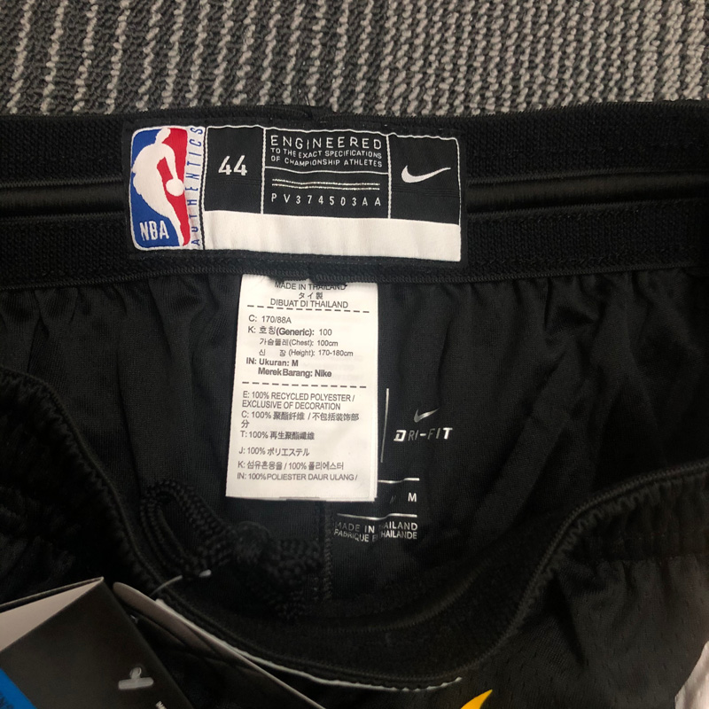 WARRIORS Black Edition Top Quality NBA Pants